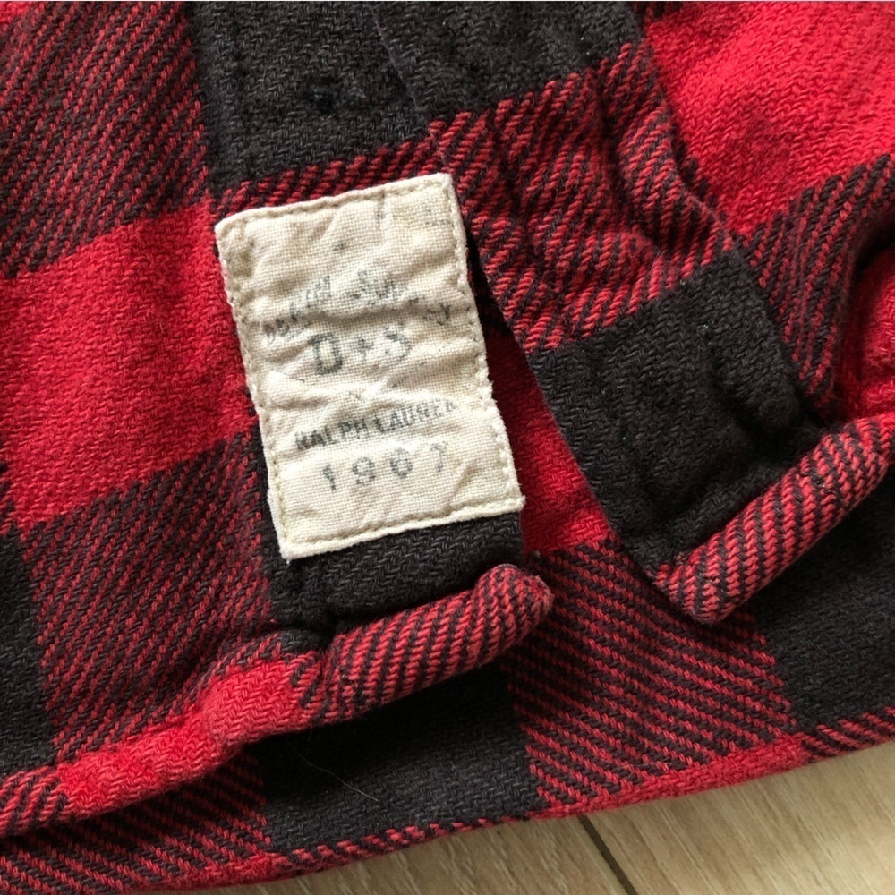 Ralph Lauren Denim & Supply Buffalo Check Flannel Shirt - Picture 6 of 10